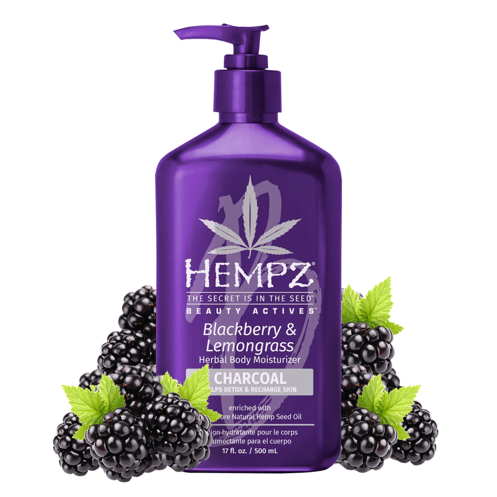 Увлажняющее растительное молочко для тела Hempz Beauty Blackberry and Lemongrass Moisturizer 500ml