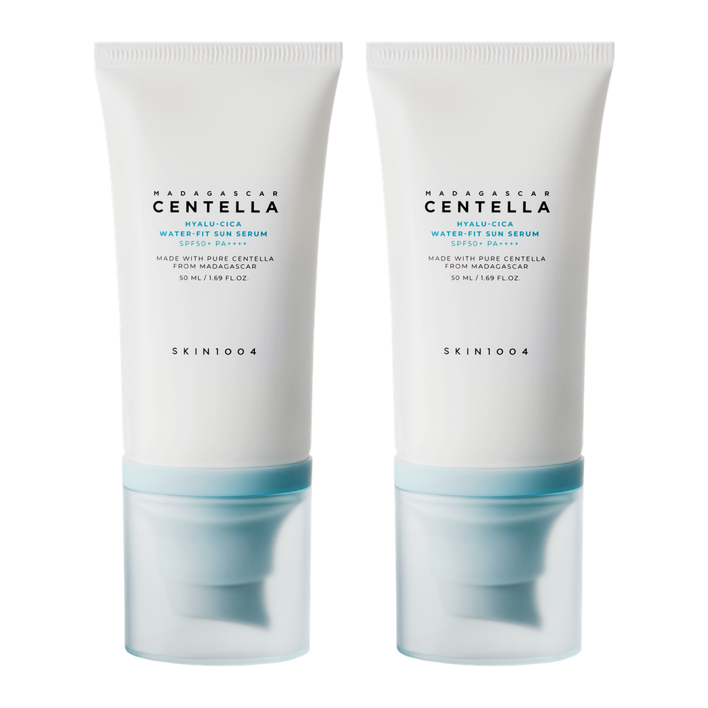SKIN1004 Twin Pack Madagascar Centella Hyalu-Cica Water-Fit Sun Serum SPF50+ PA++++ (2 шт.)
