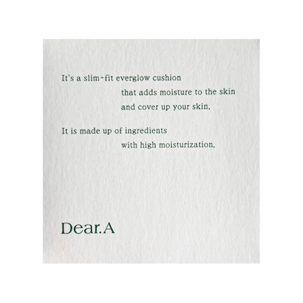 Dear.A Slim Fit Everglow Cushion №21
