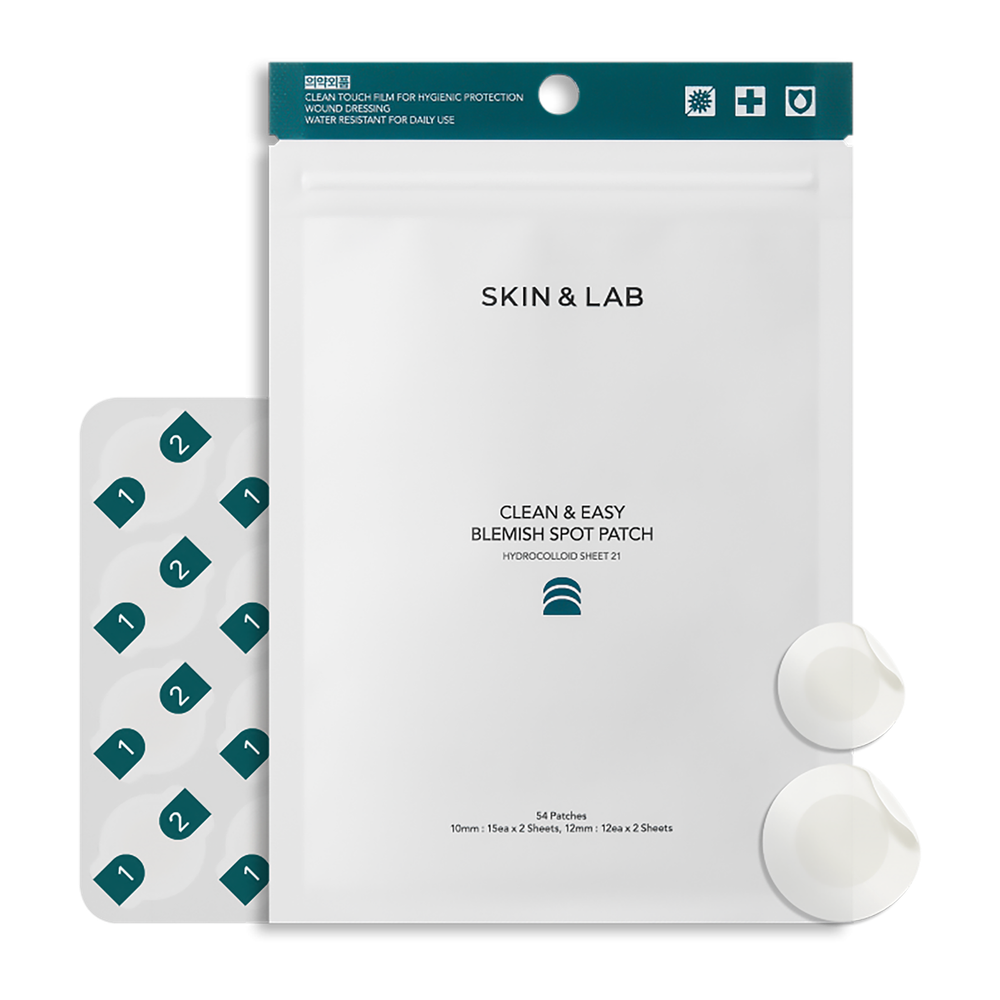 Лечебные противовоспалительные патчи SKIN&LAB Clean&Easy Blemish Spot Patch