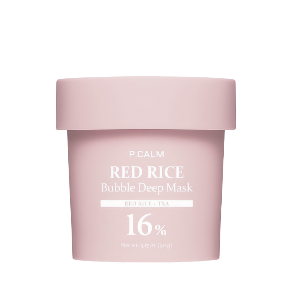 P.CALM Red Rice Bubble Deep Mask, 90 g.