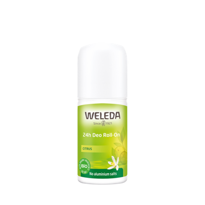 WELEDA Citrus 24h Roll On Deodorant, 50 ml.