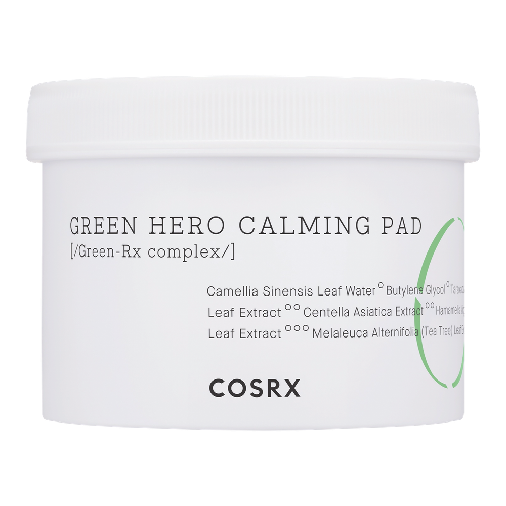 Успокаивающие пэды для чувствительной кожи COSRX One Step Green Hero Calming Pad