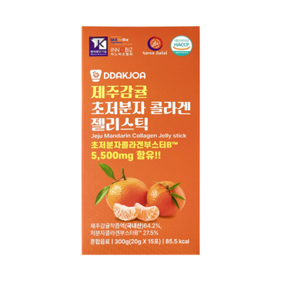 Mippeum Jeju Mandarin Collagen Jelly Stick, 300 g.