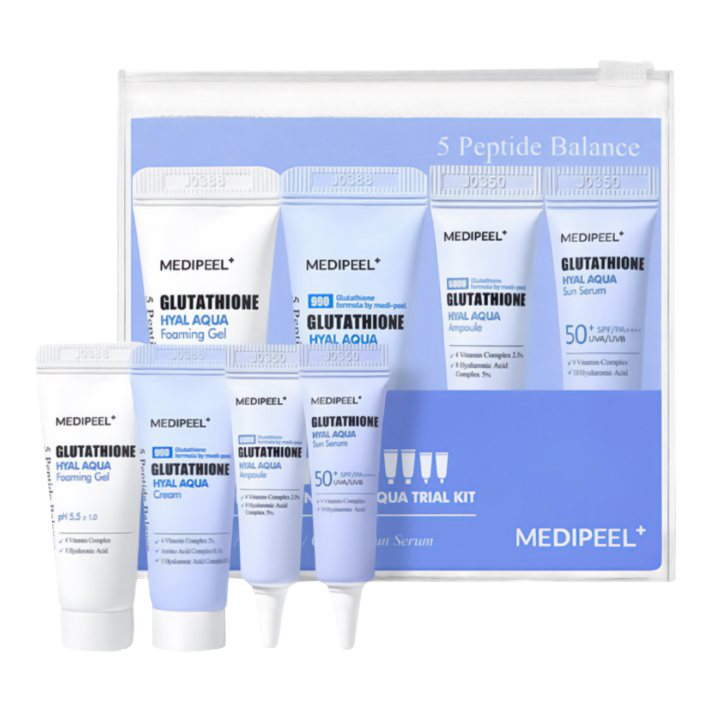 Набор увлажняющих миниатюр для сияния кожи Medi-Peel Glutathione Hyal Aqua Trial Kit