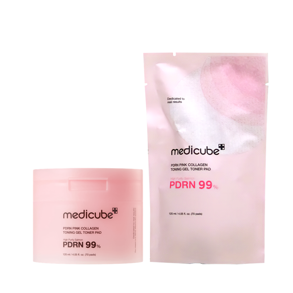 Medicube PDRN Pink Collagen Toning Gel Toner Pad