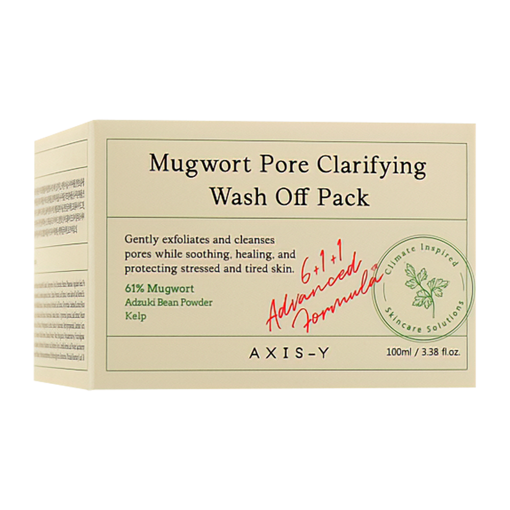 Глиняная маска для проблемной кожи Mugwort Pore Clarifying Wash Off Pack 100 ml