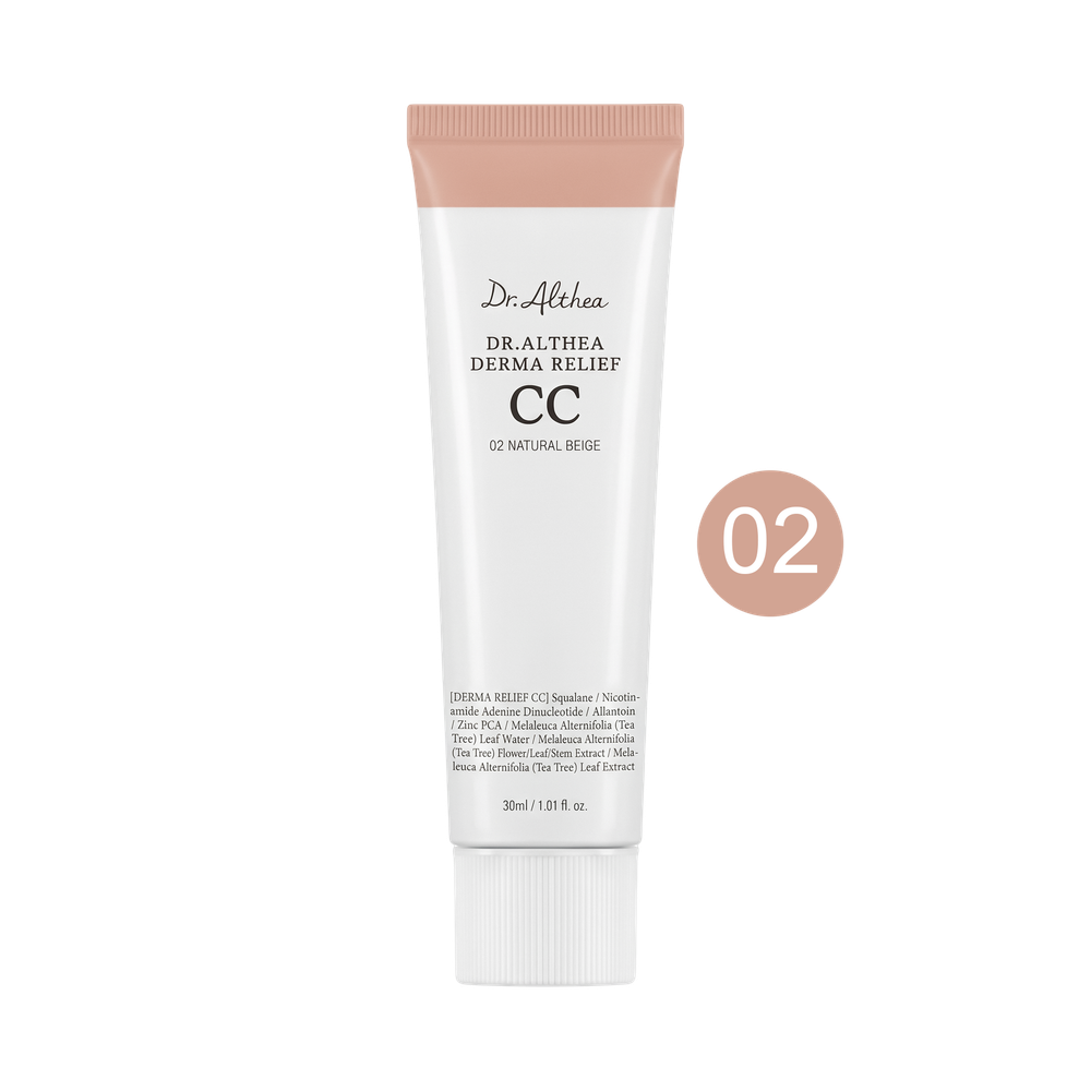 DR. ALTHEA Derma Relief CC 02 Natural Beige, 30 ml.