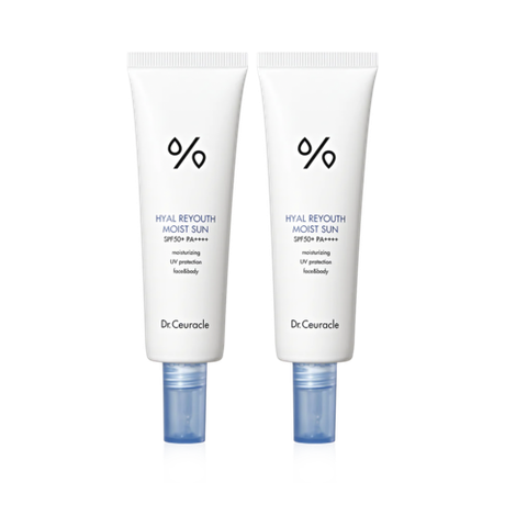 Dr.Ceuracle Hyal Reyouth Moist Sun SPF 50+ PA++ ++ Duo Set (набор из двух тюбиков)