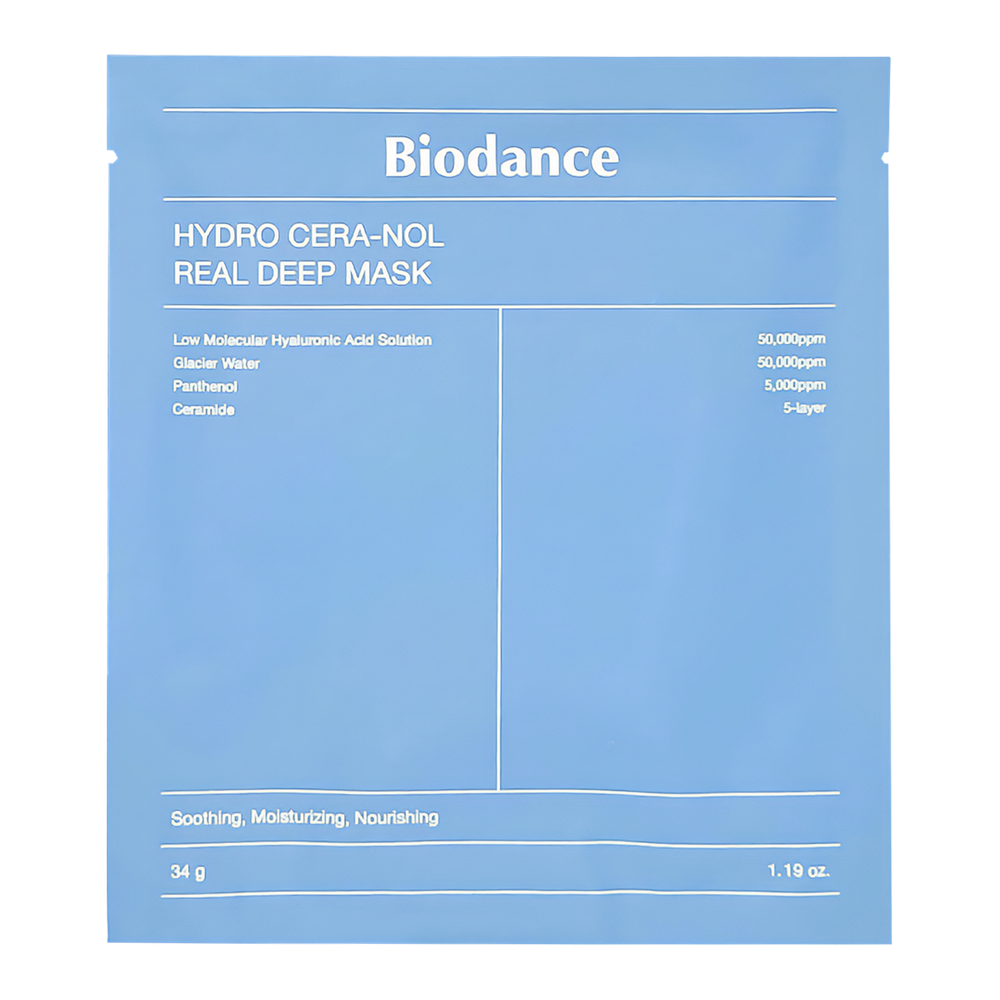 Ночная гидрогелевая маска с церамидами против сухости Biodance Hydro Cera-Nol Real Deep Mask