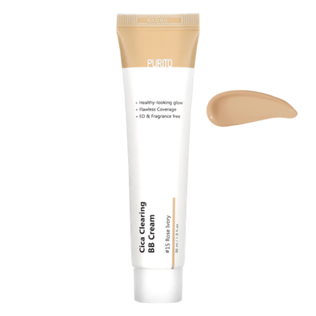 BB-крем для чувствительной кожи с экстрактом центеллы Purito Cica Clearing BB Cream — тон №15