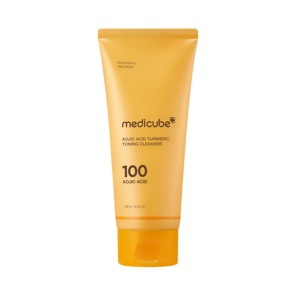 MEDICUBE Kojic Acid Turmeric Toning Cleanser, 120 g.