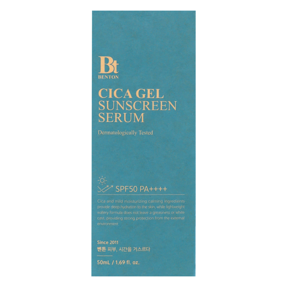 Увлажняющий Солнцезащитный Серум Benton Cica Gel Sunscreen Serum SPF50/PA++++