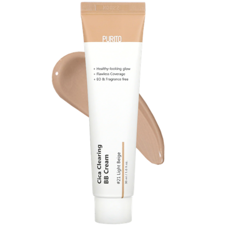 BB-крем для чувствительной кожи с экстрактом центеллы Purito Cica Clearing BB Cream 21 SPF38/PA+++