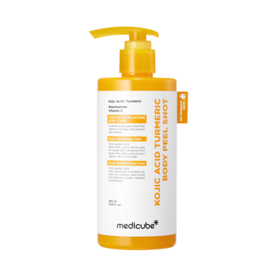 MEDICUBE Kojic Acid Turmeric Body Peel Shot, 280 ml.