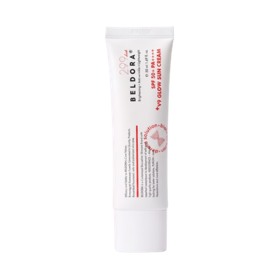 BELDORA +V9 Glow Sun Cream SPF 50+ PA++++, 50 ml.