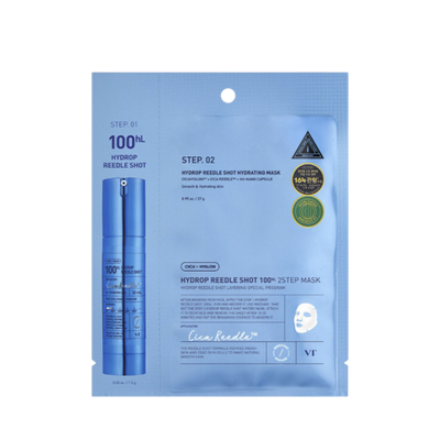 VT Cosmetics Hydrop Reedle Shot 100hL 2Step Mask