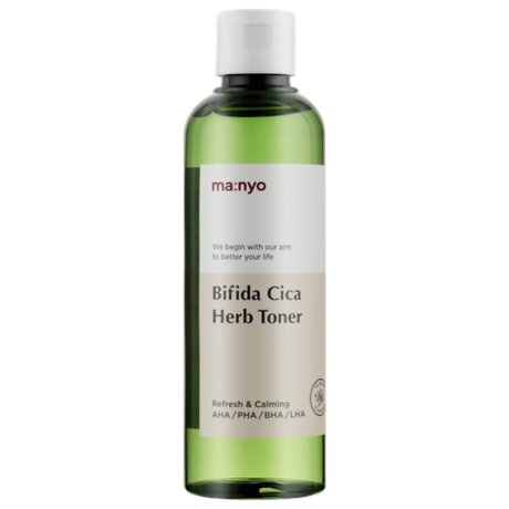 Успокаивающий тонер для чувствительной кожи Manyo Bifida Cica Herb Toner