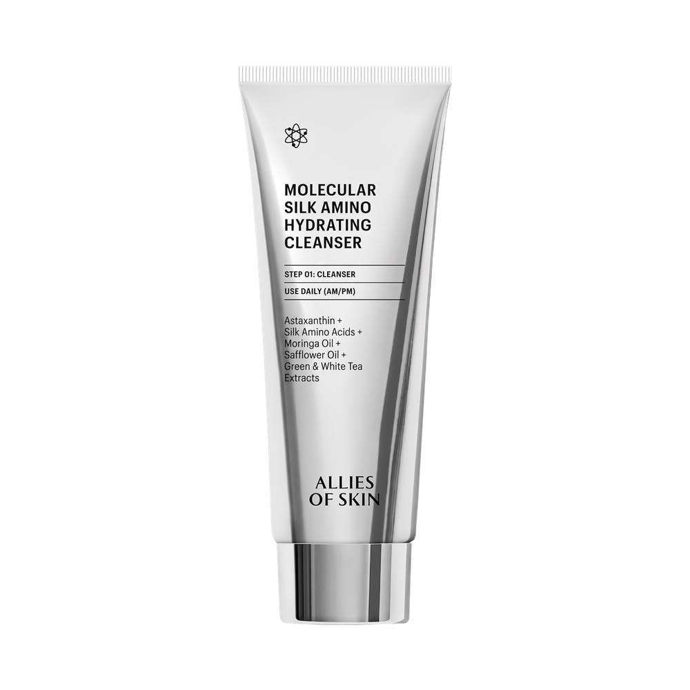 ALLIES OF SKIN Molecular Silk Amino Hydrating Cleanser, 100 ml.