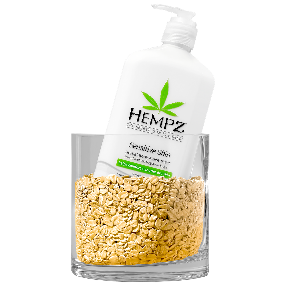 Молочко увлажняющее для тела, чувствительная кожа HEMPZ Sensitive Skin Herbal Body Moisturizer