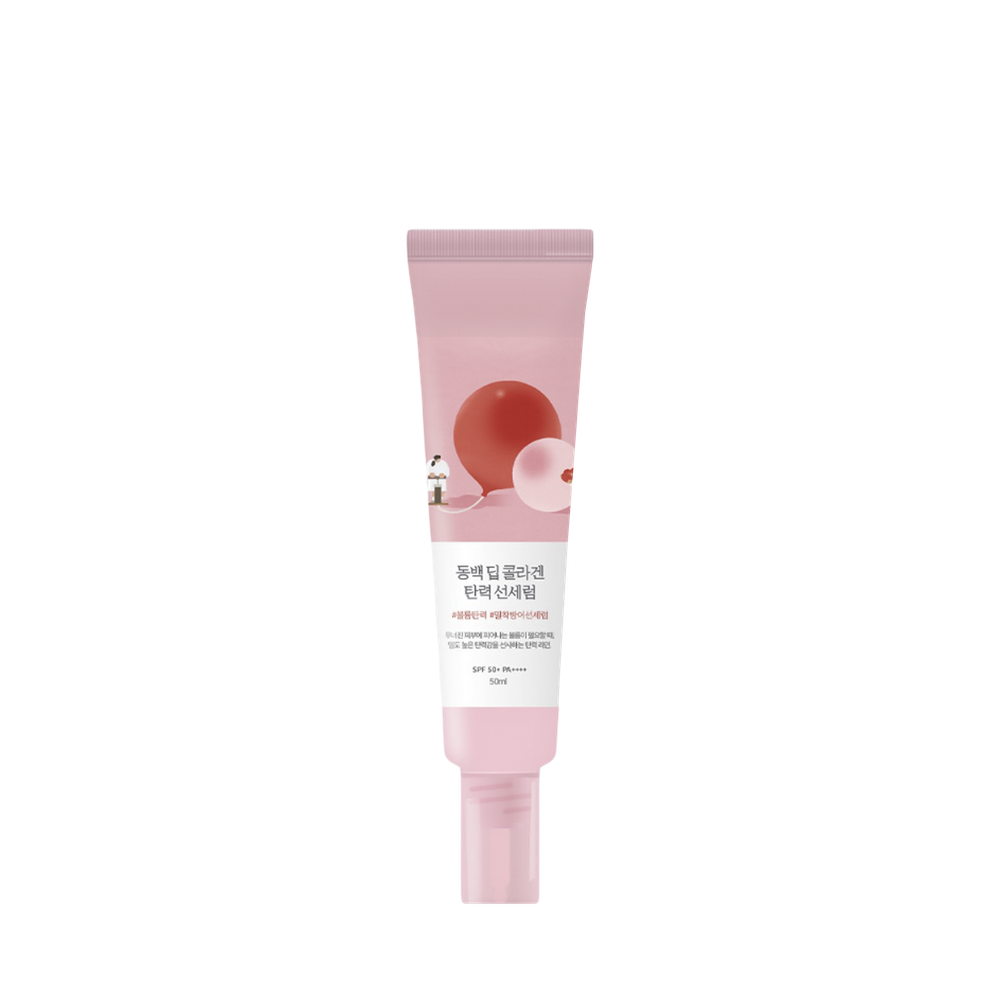 ROUND LAB Camellia Deep Collagen Firming Sun Serum SPF50+ PA++++
