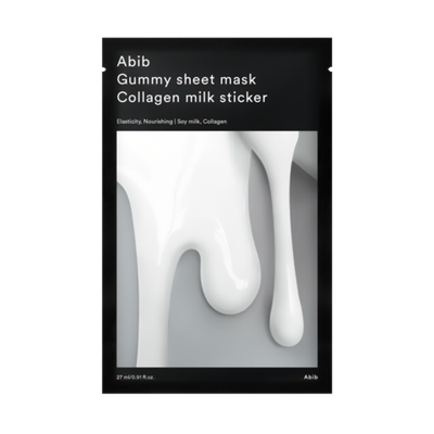 Abib Gummy Sheet Mask Collagen Milk Sticker