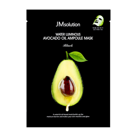 Питательная ультратонкая маска с авокадо JMsolution Water Luminous Avocado Oil Ampoule Mask