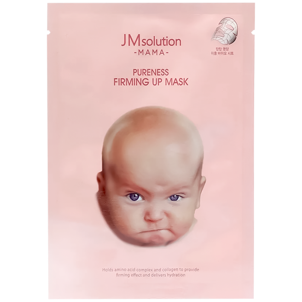 Гипоаллергенная тканевая маска для упругости кожи JMsolution Mama Pureness Firming Up Mask