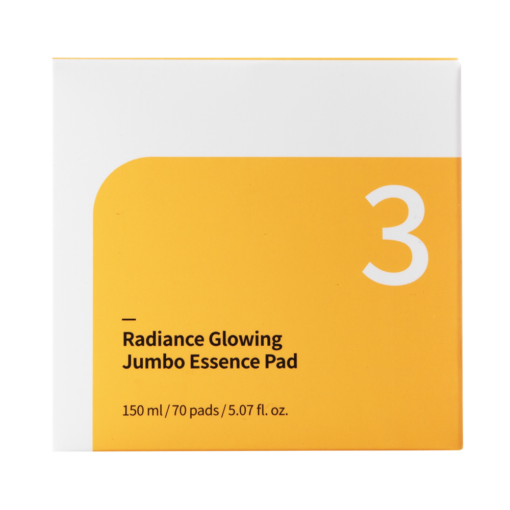 Пэды для сияния кожи с ниацинамидом Numbuzin No.3 Radiance Glowing Jumbo Essence Pad