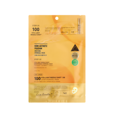 VT Cosmetics Vita-Light Reedle Shot 100 2Step Hydrogel Mask