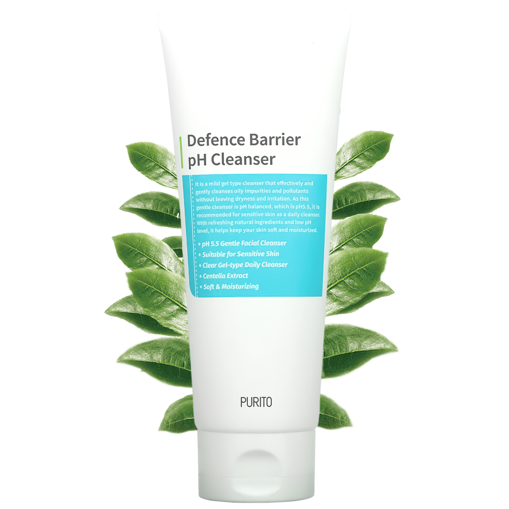 Слабокислотный гель для деликатного очищения кожи Purito Defence Barrier Ph Cleanser