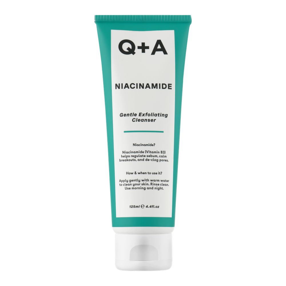 Очищающий гель для лица с отшелушивающим эффектом Q+A Niacinamide Gentke Exfoliating Cleanser 125ml