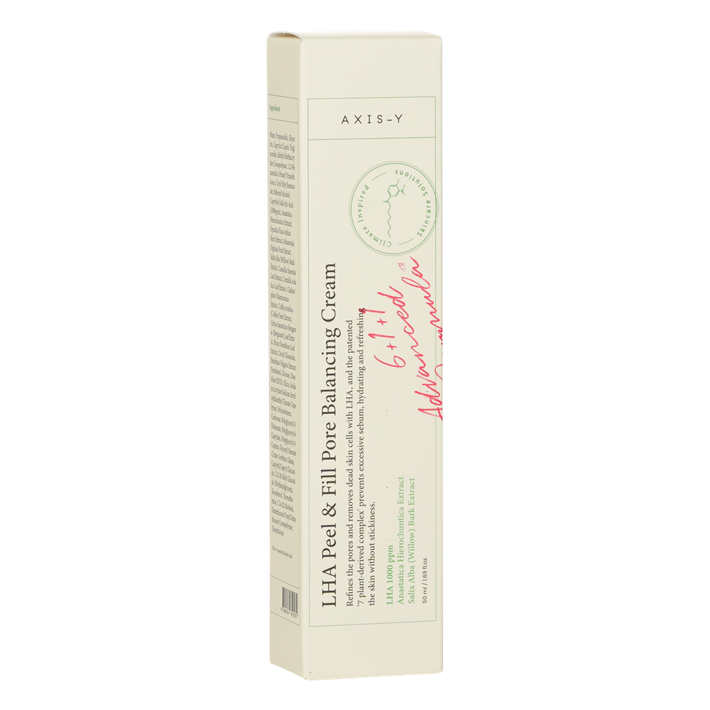 Крем для ухода за порами с LHA кислотой  AXIS-Y LHA Peel & Fill Pore Balancing Cream