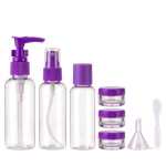 TRAVEL BOTTLING дорожный набор косметических емкостей, 6 шт. (Фиолетовый)