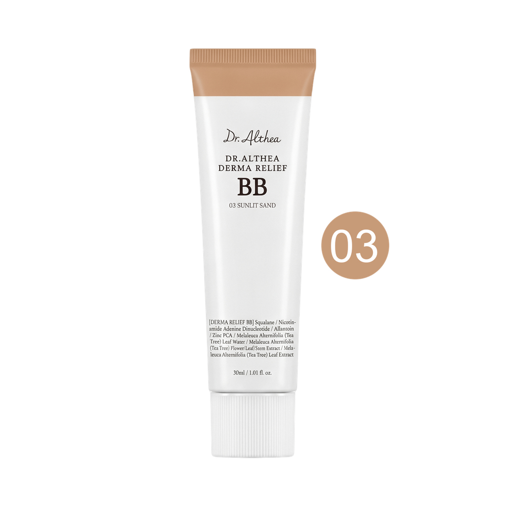 DR. ALTHEA Derma Relief BB 03 Sunlit Sand, 30 ml.