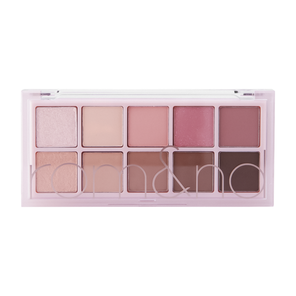 Большая палетка теней для век Rom&Nd Better Than Palette 06 Peony Nude Garden 7.7г