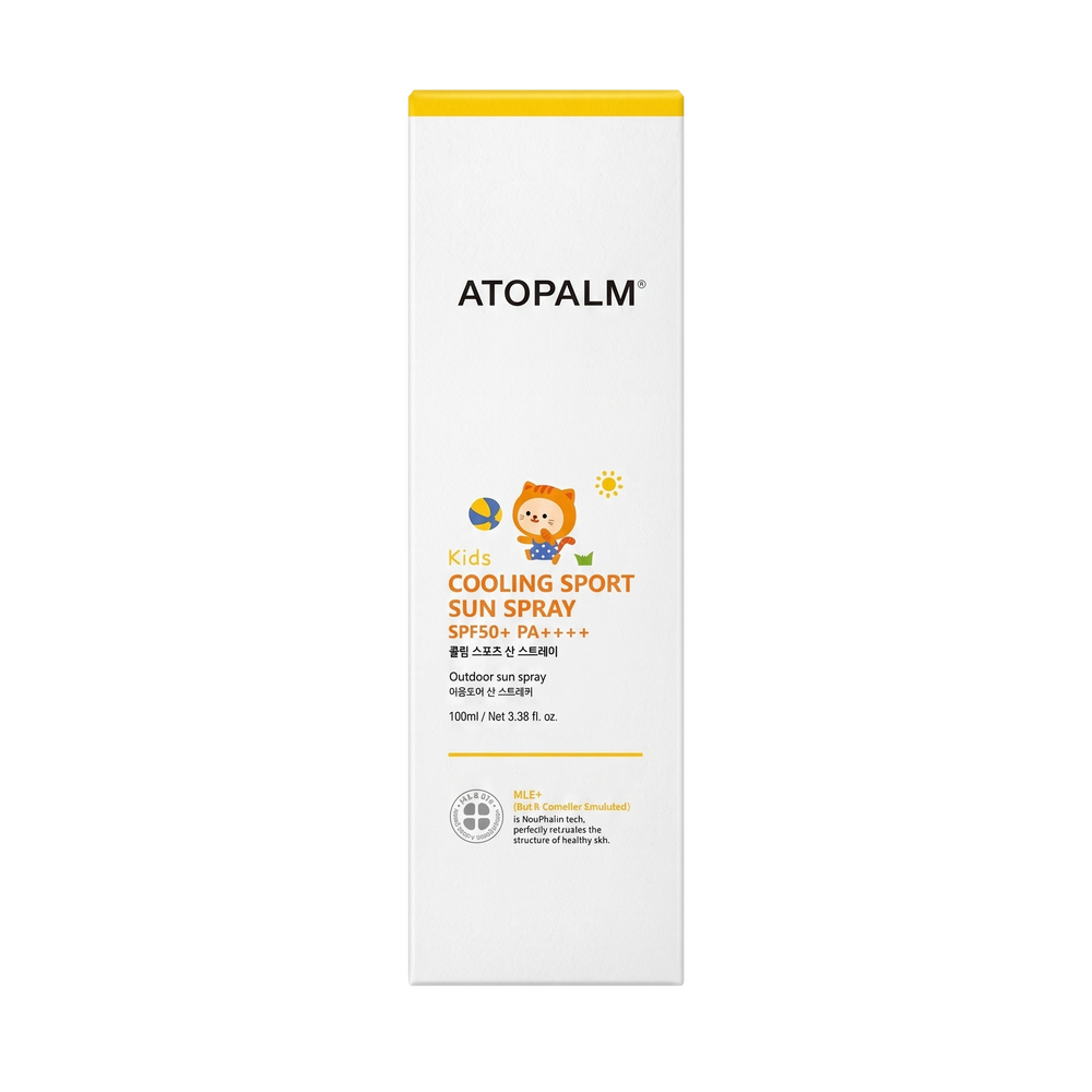 ATOPALM Kids Cooling Sport Sun Spray, 100 ml.