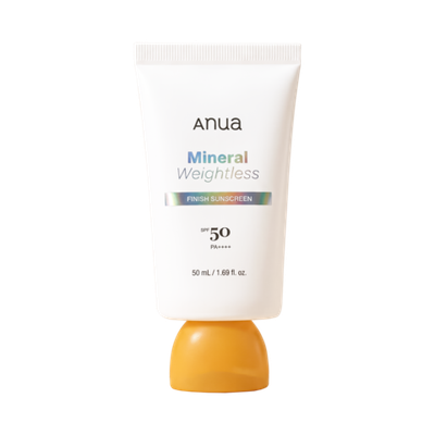 ANUA Mineral Weightless Finish Sunscreen, 50 ml.