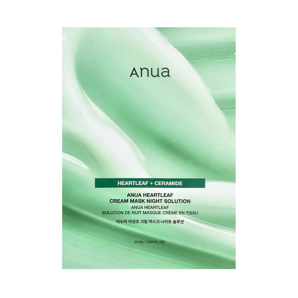 ANUA Heartleaf Cream Mask Night Solution, 25 ml.