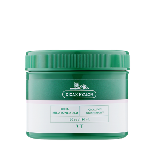 Vt Cosmetics Cica Mild Toner Pad
