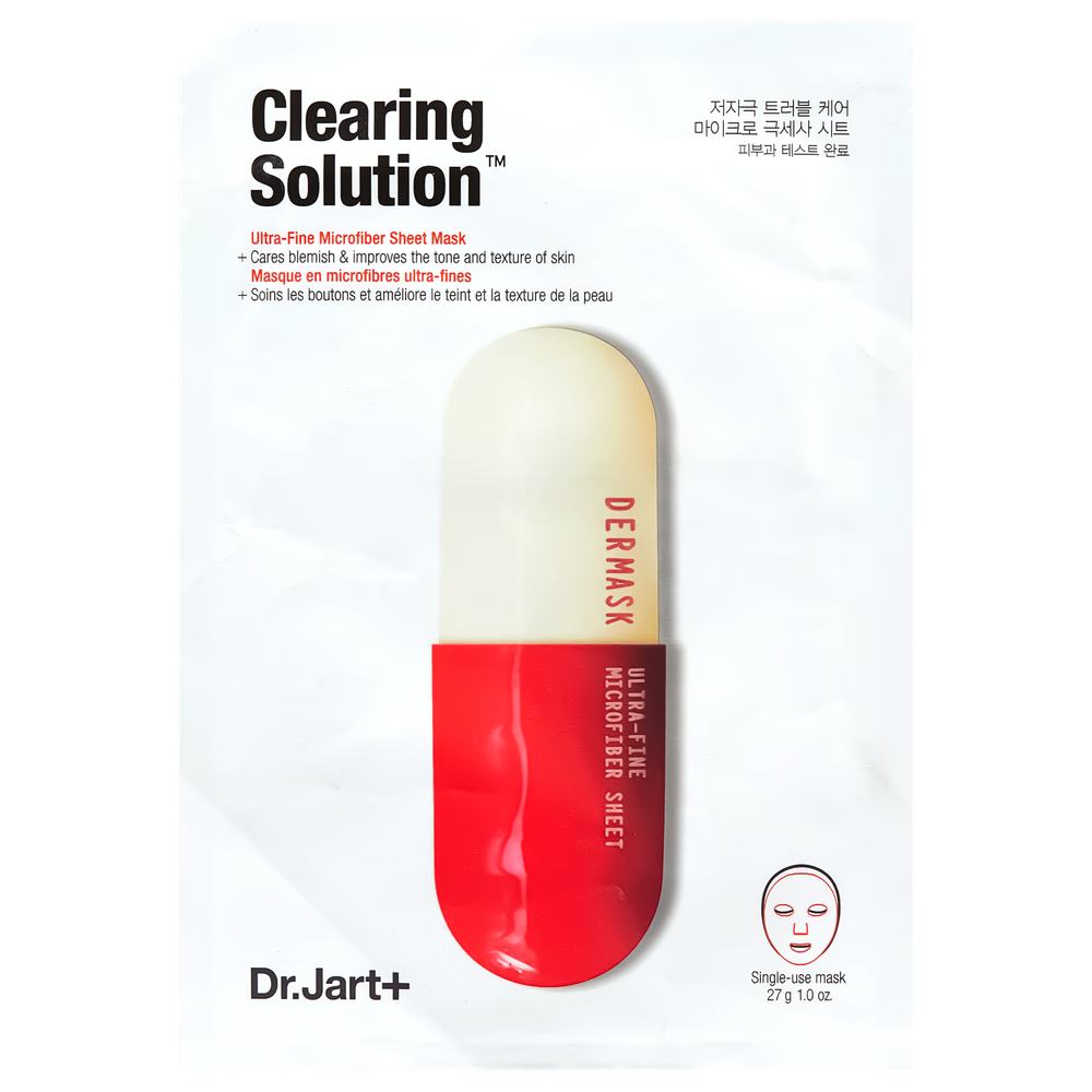 Очищающая тканевая маска для проблемной кожи Dr.Jart+ Clearing Solution