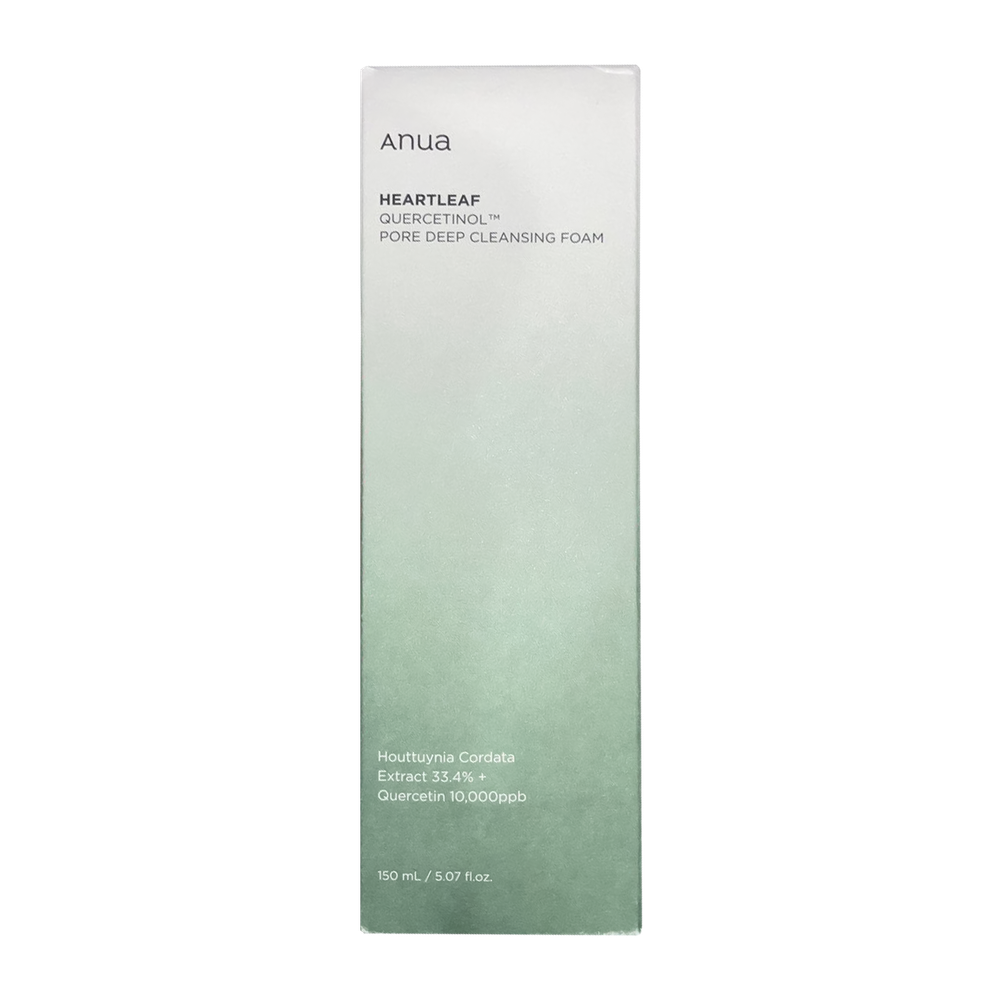 Пенка-скраб с кверцетином для очищения пор Anua Heartleaf Quercetinol Pore Deep Cleansing Foam