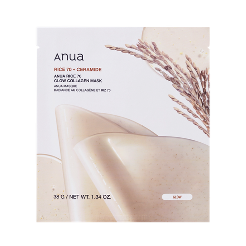 Anua Rice 70 Glow Collagen Mask