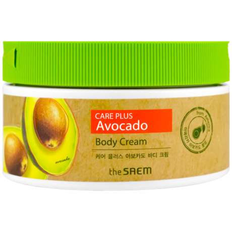 Питательный крем для тела с экстрактом авокадо The Saem Care Plus Avocado Body Cream