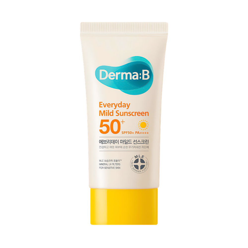 Мягкий солнцезащитный крем на каждый день Derma:B Everyday Mild Sunscreen SPF50+ PA++++