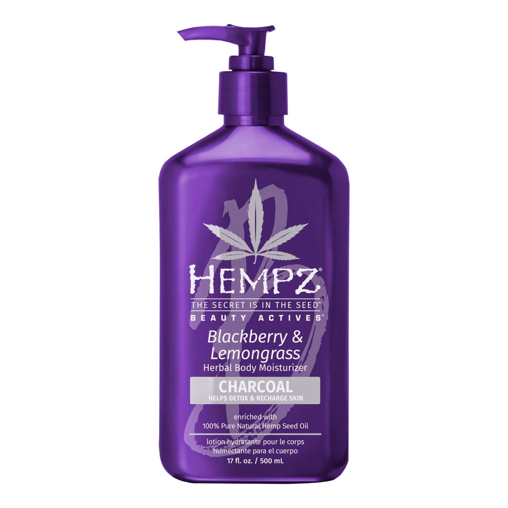 Увлажняющее растительное молочко для тела Hempz Beauty Blackberry and Lemongrass Moisturizer 500ml