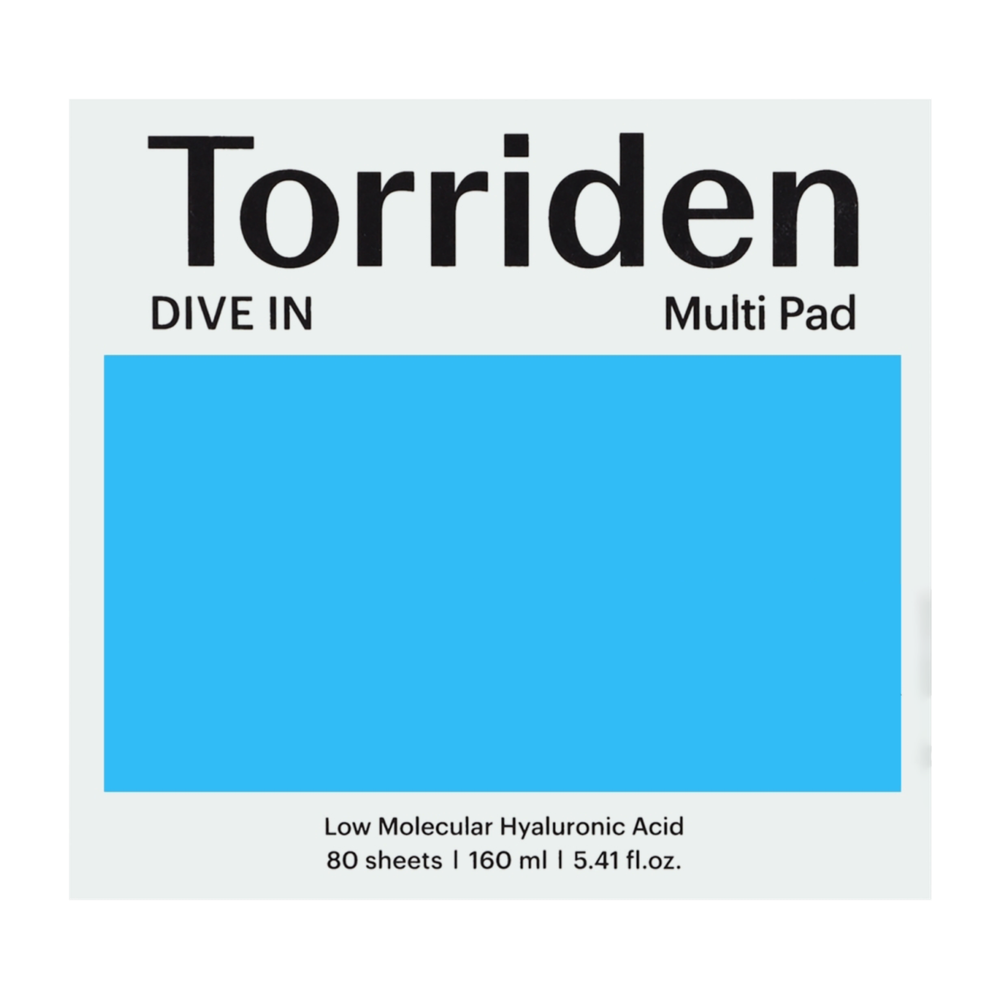 Увлажняющие многофункциональные пэды Torriden DIVE IN Low Molecular Hyaluronic Acid Multi Pad