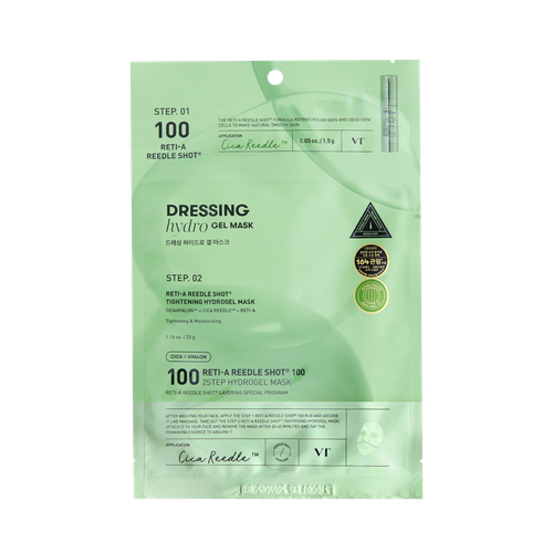 VT Cosmetics Reti-A Reedle Shot 100 2Step Hydrogel Mask
