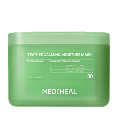 MEDIHEAL Derma365 Teatree Calming Moisture Mask, 30 шт.
