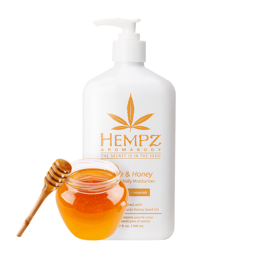 Увлажняющее растительное молочко Milk & Honey Herbal Body Moisturizer Hempz